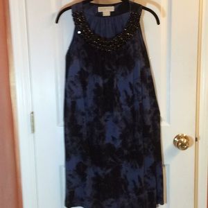 Michael Koren jeweled neck dress